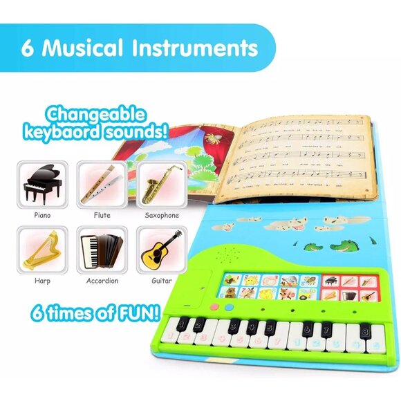 My First Piano Book For Kids With 20-Keys & 10 Songs - Picture 5 of 6